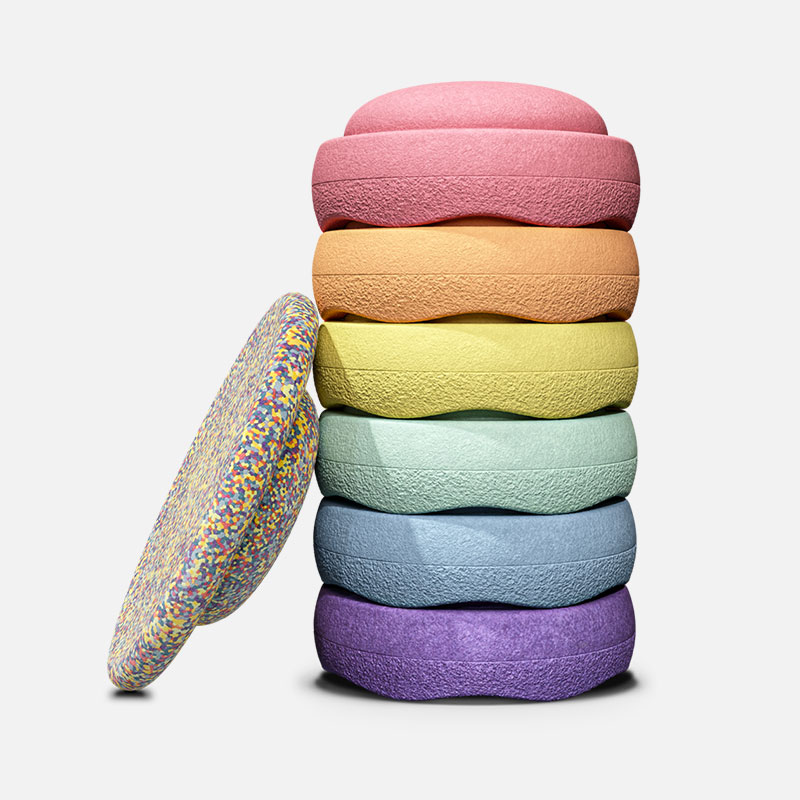 Stapelstein® Rainbow Set pastel 4 Stapelstein rainbow set pastel, mavrica