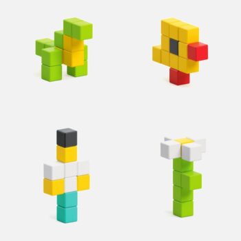 PIXIO 50 magnetne kocke 9 PIXIO 50 magnetne kocke