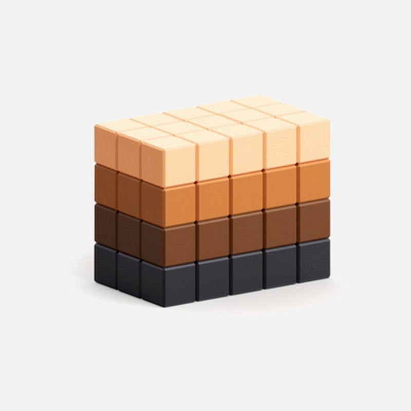 PIXIO Coffee magnetne kocke 2 PIXIO Abstract Coffee magnetne kocke