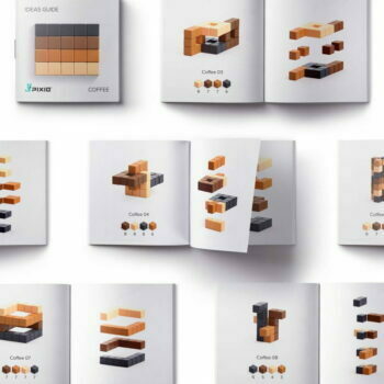 PIXIO Coffee magnetne kocke 9 PIXIO Abstract Coffee magnetne kocke