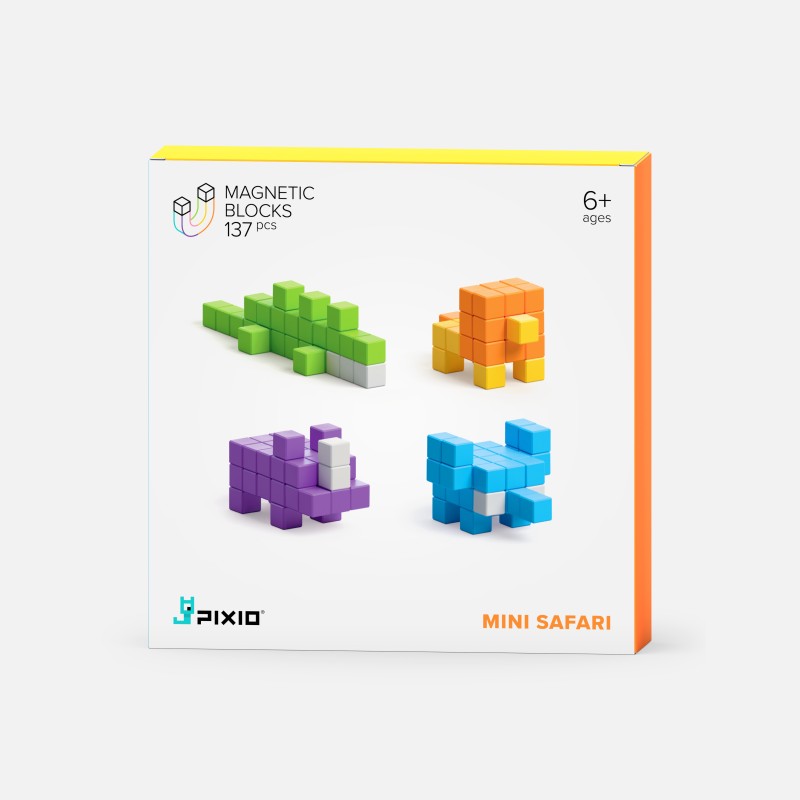 PIXIO Mini Safari magnetne kocke 24 PIXIO Mini Safari magnetne kocke