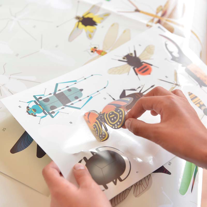 Poppik nalepke žuželke 3 Poppik Discovery plakat nalepke žuželke