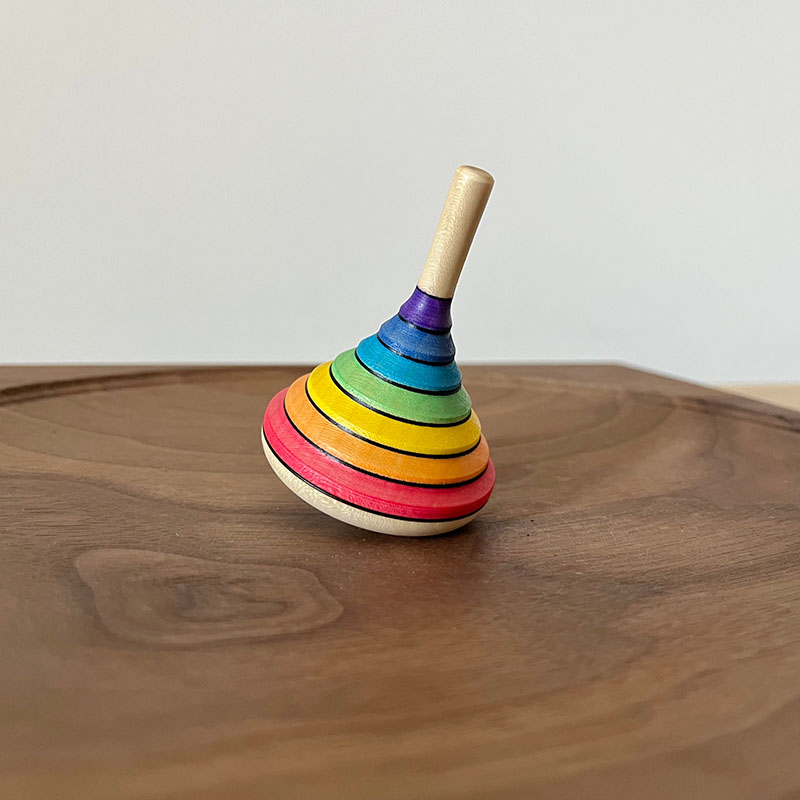 Mader vrtavka Top 2 Mader lesena vrtavka rainbow top Top