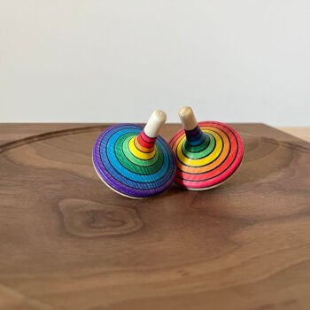 Mader vrtavka Rallye 5 Mader lesena vrtavka rainbow rallye