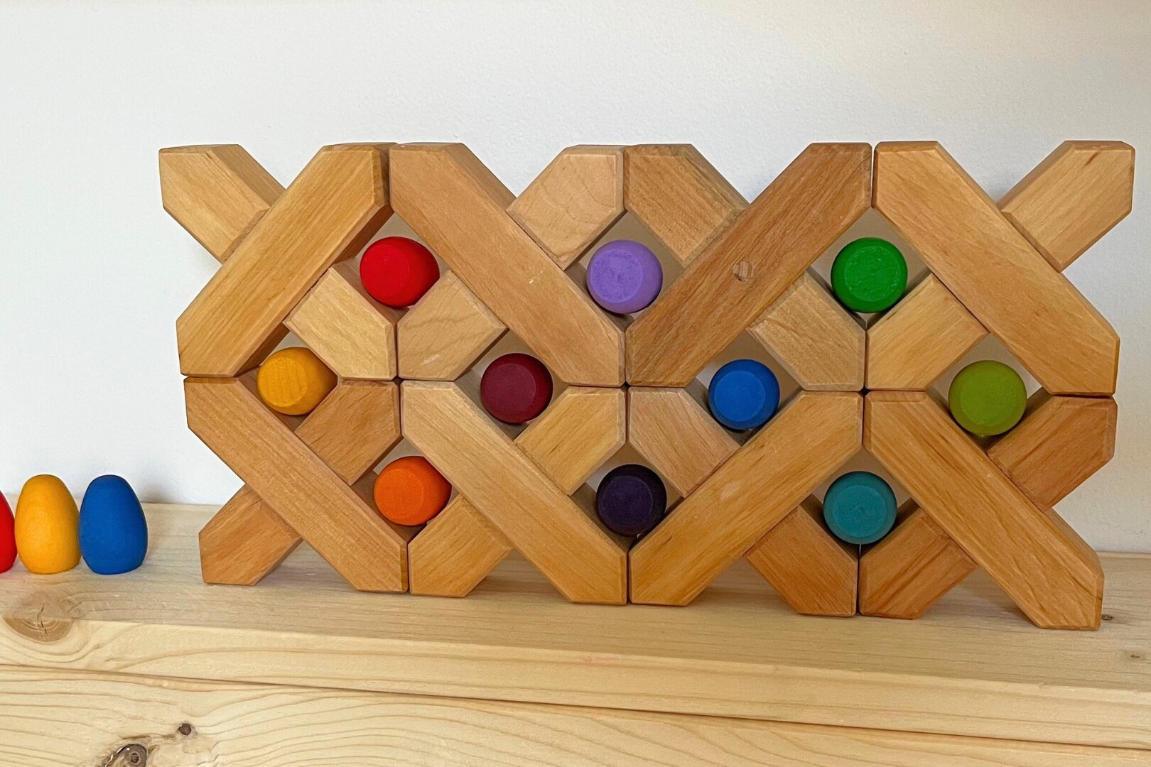 Bauspiel leseni gradniki x in grapat jajčka