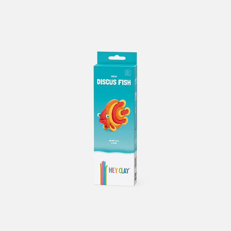 Hey Clay Ocean figurice 2 Hey Clay Discus fish ocean