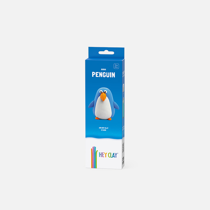 Hey Clay Birds figurice 5 Hey Cčay Penguin birds